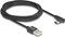 DeLOCK Adapterkabel, USB 2.0, 480Mb/s, USB-C [Stecker] auf USB-A [Stecker], gewinkelt, schwarz, 2m Vorschaubild