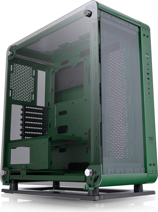 Thermaltake Core P6 TG Racing Green, Glasfenster