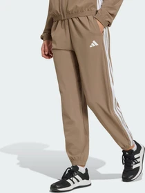 adidas Train Essentials 3-Streifen Woven Trainingshose lang khaki six (Damen)