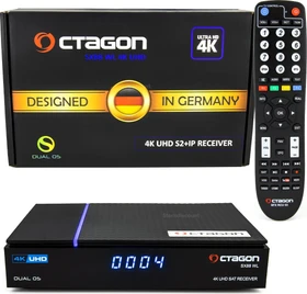 Octagon SX88 V2 4K UHD S2+IP 1xDVB-S2 E2 Linux Smart TV Sat Receiver