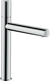 Hansgrohe Axor Uno Waschbeckenarmatur 200 mit Zerogriff für Aufsatzwaschtische und Ablaufgarnitur chrom
