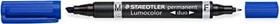 Staedtler Lumocolor duo 348 permanent blau, 10er-Pack