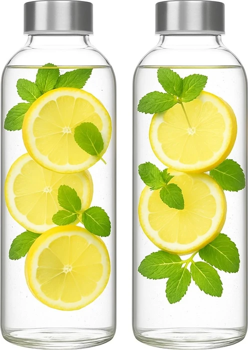 Mixed24 2er Set Trinkflasche 1l