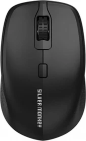 Silver Monkey M40 Wireless Comfort Silent Mouse schwarz, USB (OM-008W-SM)