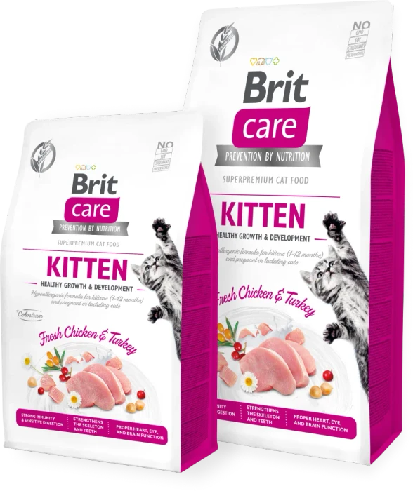 Brit Care Kitten Healthy Growth and Development, Huhn und Truthahn, 400g