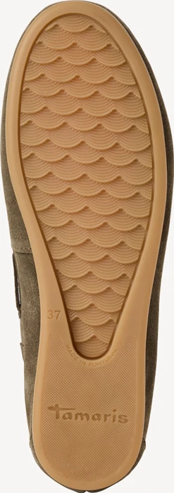 Tamaris Ledermoccassin grün (Damen)