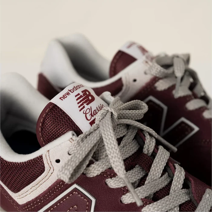 New Balance 574 Core burgundy/white