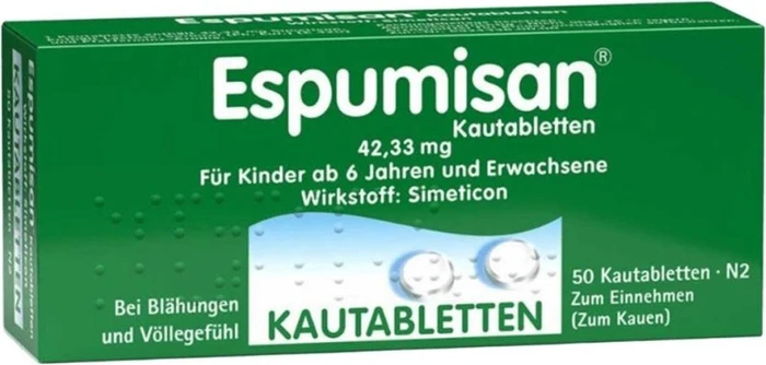 Espumisan Kautabletten, 50 Stück
