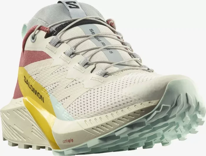 Salomon Sense Ride 5 rainy day/hot sauce/freesia (Damen)