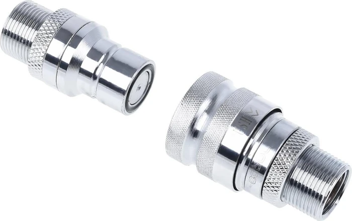 Alphacool Eiszapfen G1/4" Schnellverschluss mit Schottverschraubung, verchromt