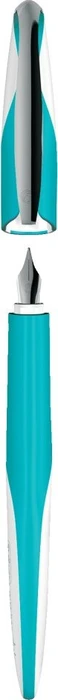 Herlitz my.pen style weiß/carribean turquoise, rechte Hand/linke Hand, mittel, Folienbox