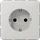 Jung Serie CD SCHUKO Steckdose Duroplast 16A 250V, lichtgrau (CD 1520 LG)