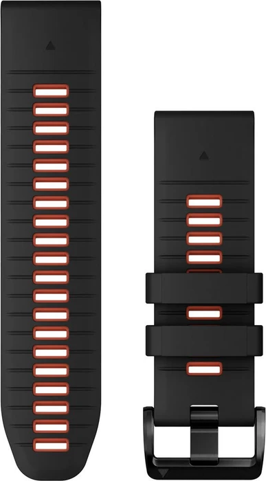 Garmin Ersatzarmband QuickFit 26 Silikon black/flame red