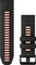 Garmin Ersatzarmband QuickFit 26 Silikon black/flame red Vorschaubild