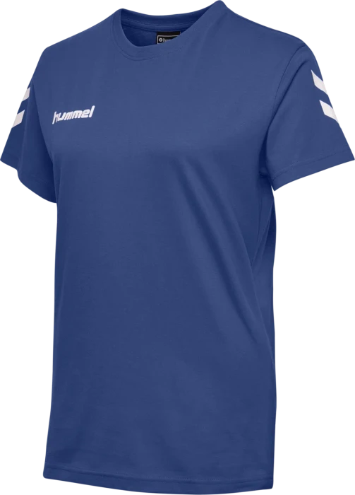 hummel GO Cotton T-Shirt kurzarm true blue