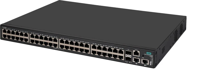 HPE FlexNetwork 5140 EI 48G Rackmount Gigabit Managed Switch, 50x RJ-45, 2x SFP+, 370W PoE+