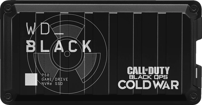 Western Digital WD_BLACK P50 Game Drive SSD, 1TB, Special Edition Call of Duty Black Ops Cold War, USB-C 3.2