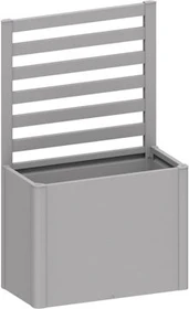 Biohort Rankgitter 102x4x91cm für Hochbeet silber-metallic