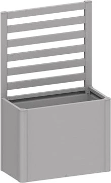 Biohort Rankgitter 102x4x91cm für Hochbeet silber-metallic
