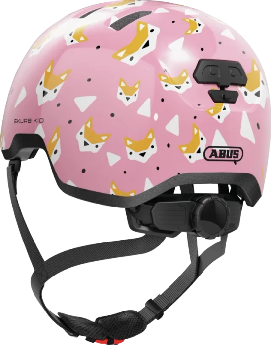 ABUS Skurb Kinderhelm rose foxes