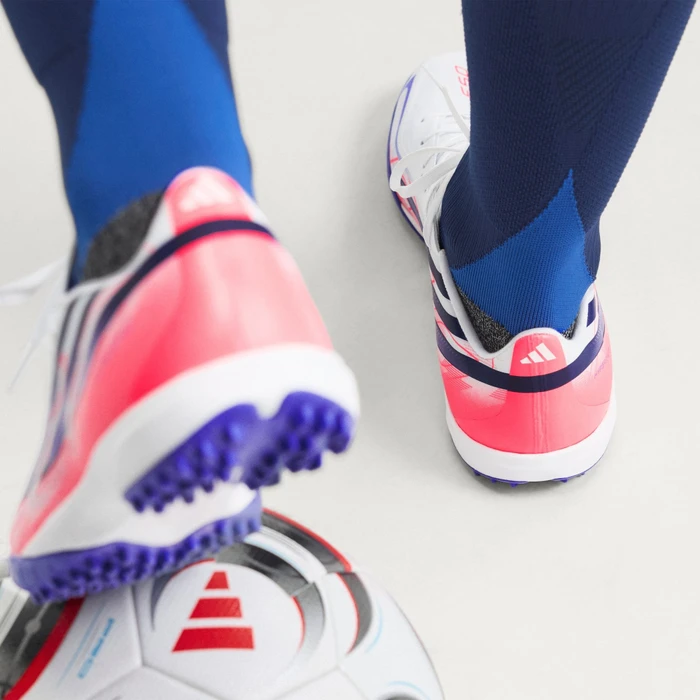 adidas F50 Hyperfast League TF cloud white/solar purple/solar turbo