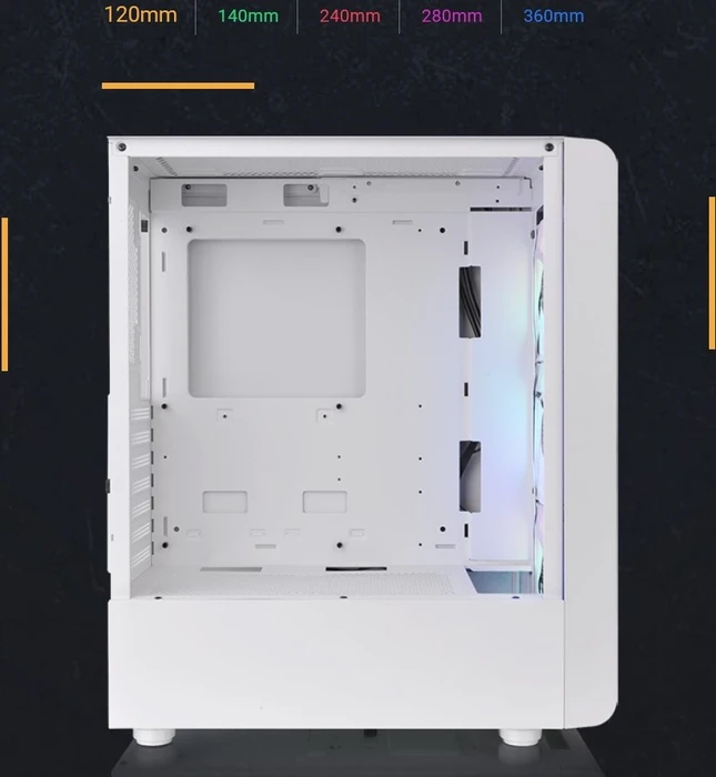 Thermaltake S200 TG Snow, weiß, Glasfenster