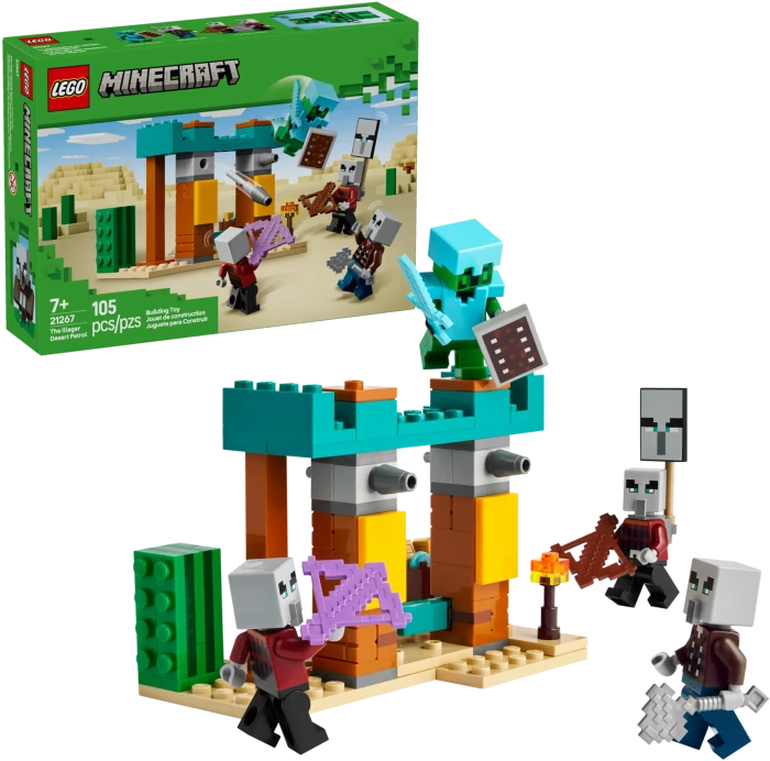 LEGO Minecraft - Die Illager-Wüstenpatrouille