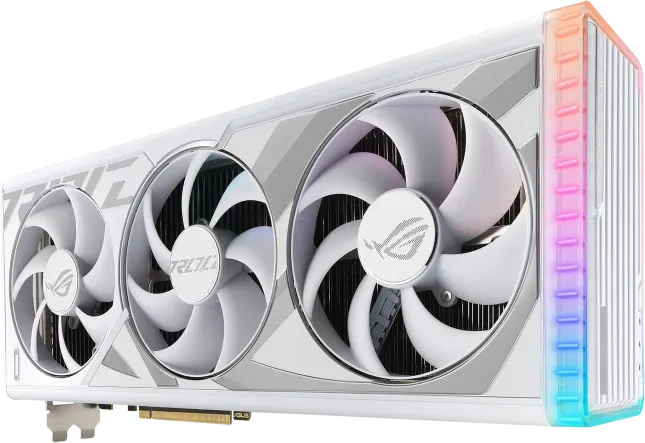 ASUS ROG Strix GeForce RTX 4080 SUPER White, ROG-STRIX-RTX4080S-16G-WHITE, 16GB GDDR6X, 2x HDMI, 3x DP