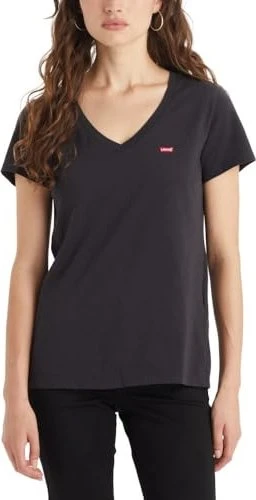 Levi's The Perfect V-Neck T-Shirt kurzarm caviar (Damen)