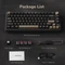 RK Royal Kludge M75 Wireless, grau/schwarz, LEDs RGB, hot-swap, RK RED, USB/Bluetooth, US Vorschaubild