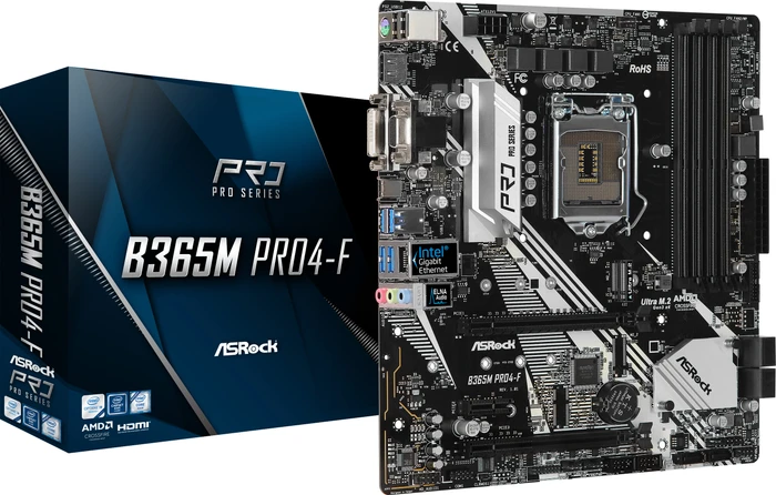 ASRock B365M Pro4-F (Intel 1151 v2)