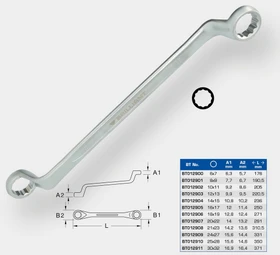 Brilliant Tools Doppel-Ringschlüssel, 10/11x205mm