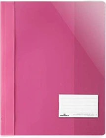 Durable Sichthefter opak, A4+, dunkelrosa/transparent, 25er-Pack