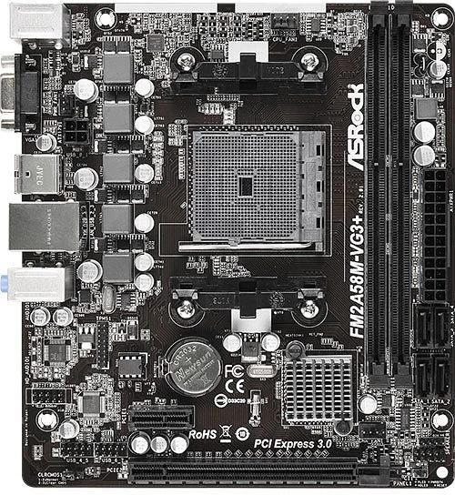 ASRock FM2A58M-VG3+ R2.0 (AMD FM2+)