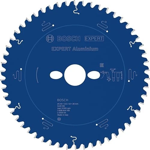 Bosch Professional Expert for Aluminium Kreissägeblatt 54Z, 210x1.8x30mm, 1 Stück