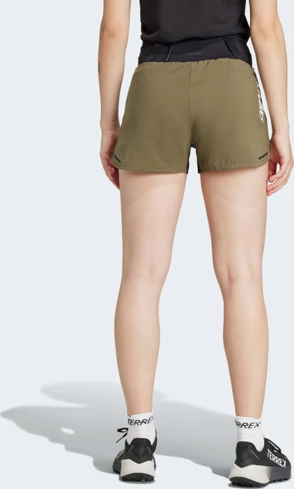 adidas Terrex Agravic Trail Laufhose kurz olive strata (Damen)