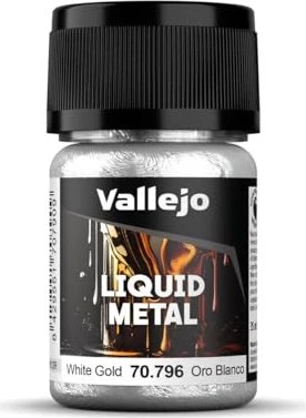 Vallejo Model Color rev.2 Liquid Metal white gold, 35ml