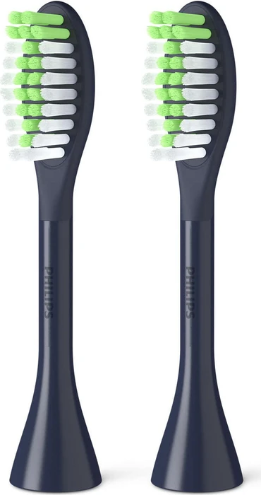 Philips BH1022/04 One by Sonicare Ersatzbürste midnight blue, 2 Stück