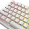 Glorious GPBT Backlit Keycaps, Kunststoff (PBT), weiß, 130 Tasten, ANSI-US Vorschaubild