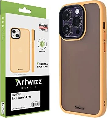 Artwizz IcedClip für Apple iPhone 14 Pro tiger orange