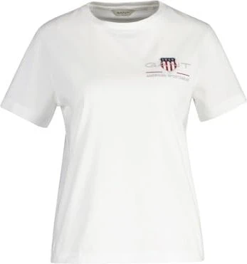 Gant Archive Shield T-Shirt kurzarm weiß (Herren)