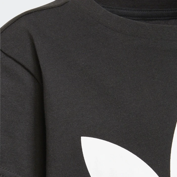 adidas Adicolor Trefoil T-Shirt kurzarm schwarz/weiß (Junior)