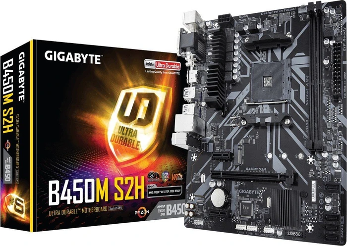 GIGABYTE B450M S2H (AMD AM4)