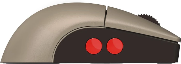 8BitDo Retro R8 Mouse mit Ladestation, C64 Edition, beige, USB/Bluetooth