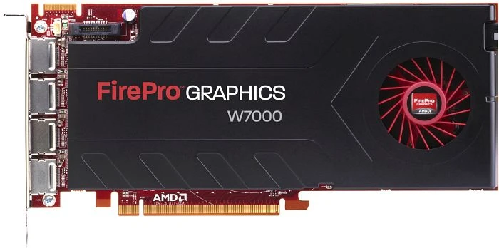 AMD FirePro W7000, 4GB GDDR5, 4x DP