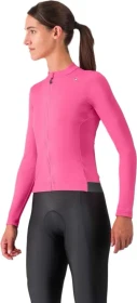 Castelli Espresso Thermal Trikot langarm violet pink/dark gray (Damen)