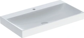Geberit ONE Waschtisch Abgang vertikal 90cm, Hahnloch mittig, weiß/KeraTect