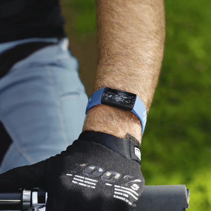 Hama Ersatzarmband Sport für Fitbit Charge 3/4 blau/grau
