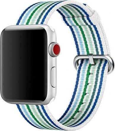 Apple Nylon-Armband gestreift für Apple Watch 42mm blau