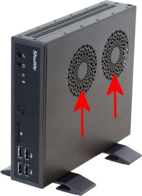 Shuttle PS02, vertikaler Standfuß für XPC slim DX/DL/DS/DH/DQ